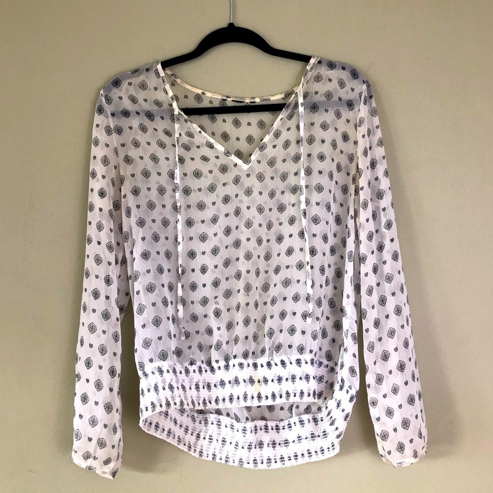 Flowy Patterned Top